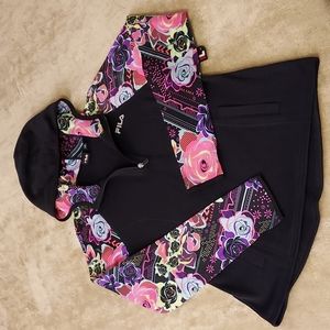 Girls Fila Active Jacket Pullover Hoody